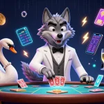 Erleben Sie beste realz casino alternativen mit einem eleganten Wolf, einer Schwäne und einem Pinguin bei einem Glücksspiel.