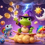 Experience the magic of 5699 while winning big in vibrant casino-themed illustration.