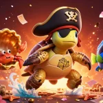 Xoilactv showcases sports betting fun with vibrant characters and dynamic elements filling the scene.