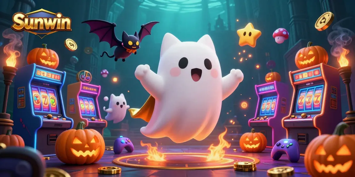 Engage in thrilling gameplay at Sunwin while enjoying a vibrant haunted casino atmosphere.