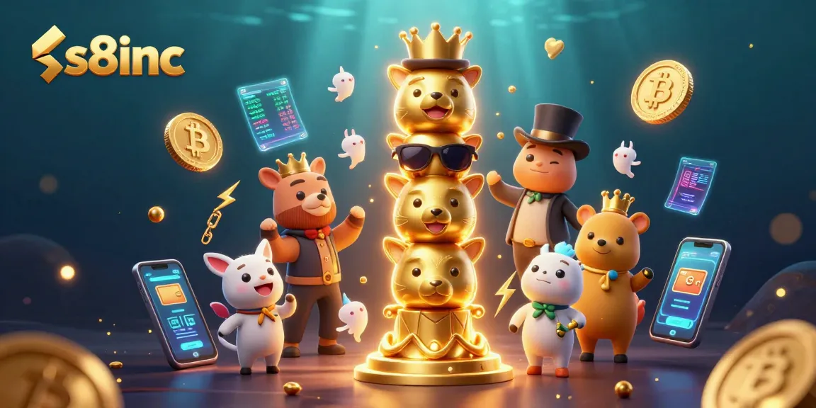 Engage with S8inc's vibrant casino world featuring 3D characters and dynamic game elements.