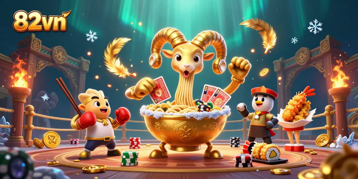 Engage with exciting virtual games at 82vn featuring dynamic cartoon characters and casino themes.