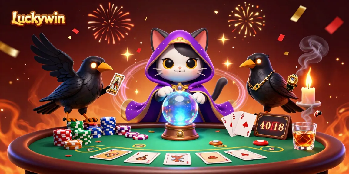 Engage in thrilling casino action with Luckywin's vibrant 3D characters and poker elements.