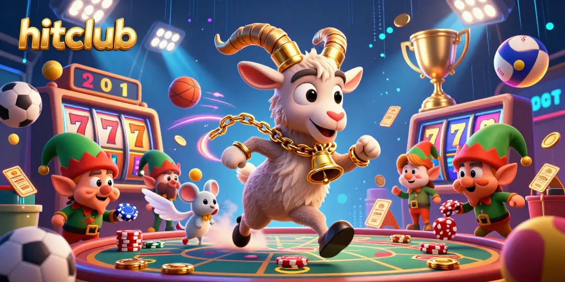 Hitclub offers thrilling gameplay amidst colorful casino elements, energizing players with lively interactions.