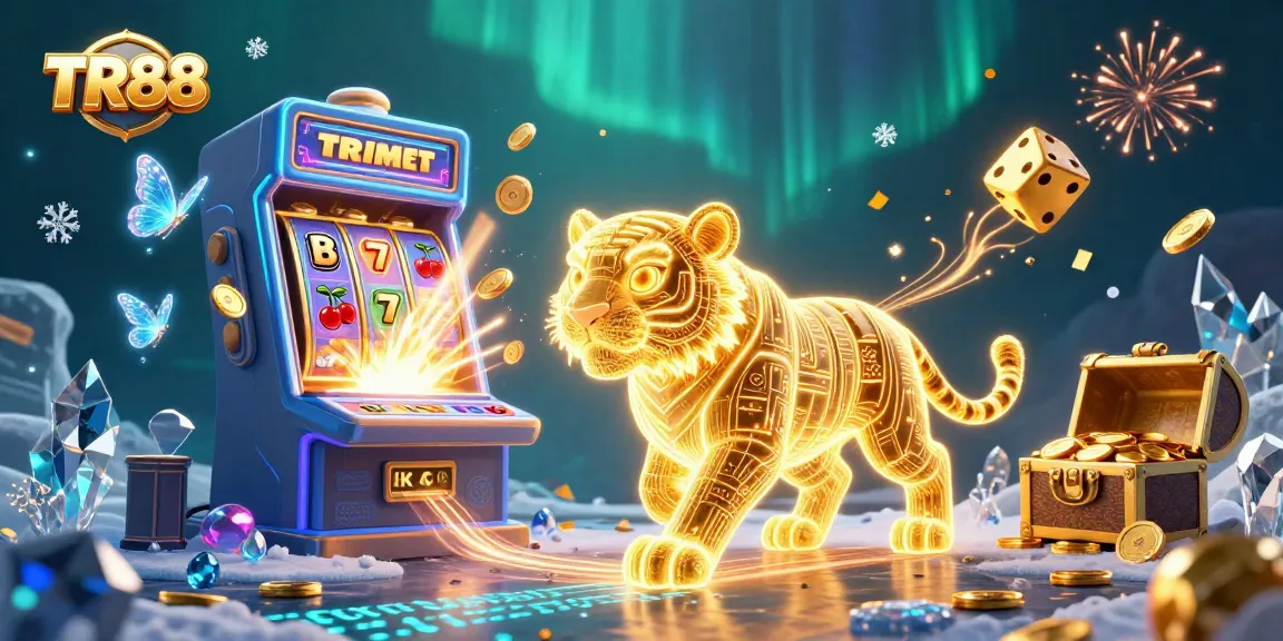 Experience the exciting world of TR88 with a vibrant digital casino scene filled with jackpot thrills and energetic vibes.
