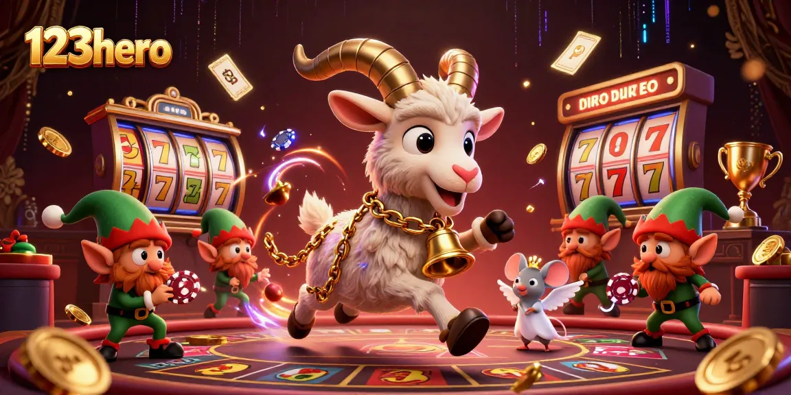 Place bets and win prizes at the 123hero casino with festive gaming fun.