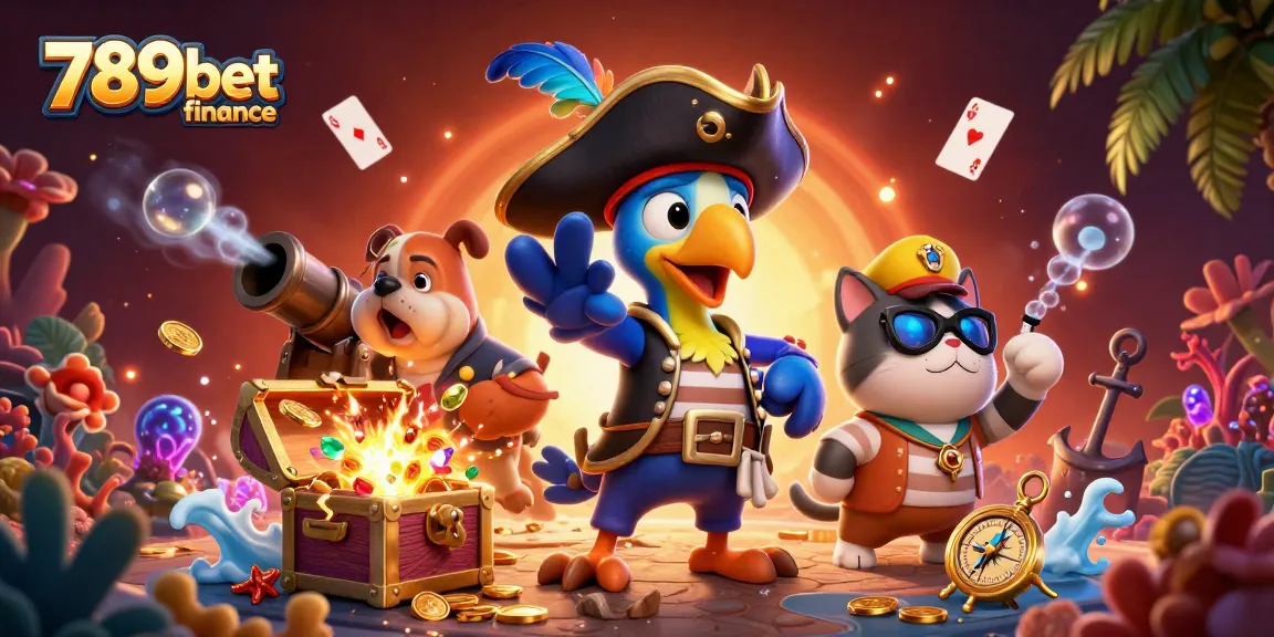 Experience thrilling gaming action with 789bet finance in a lively casino scene, full of vibrant details.