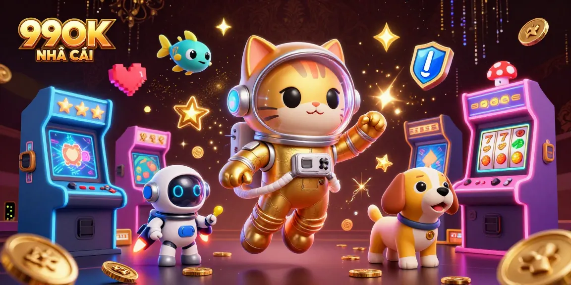 Experience the excitement of 99OK NHÀ CÁI with this vibrant, action-packed casino scene.
