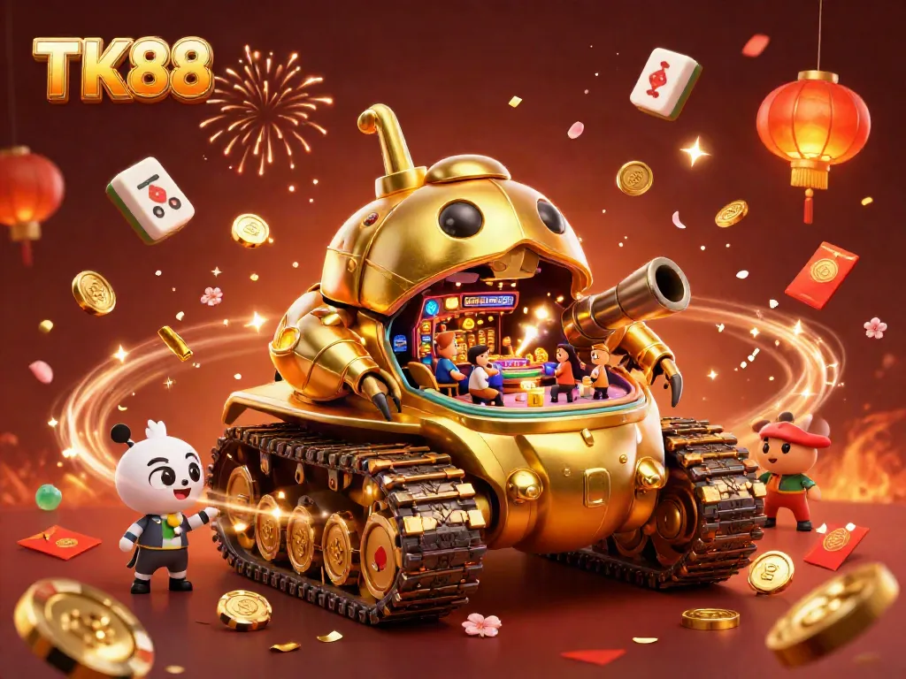 Engage in thrilling gaming adventures at TK88, where vibrant celebrations and dynamic casino elements come alive.