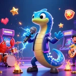 Experience the excitement of situs slot terpercaya with a vibrant underwater casino scene featuring colorful game elements and lively characters.