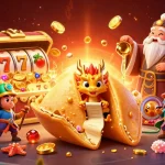 Engage with BRO138 di Shop Velouria by discovering the best slot games illustrated in a vibrant casino theme.