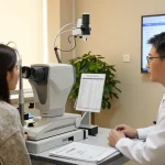 Patient consultation at snuseoulglobal.com/id showcasing personalized eye care solutions.