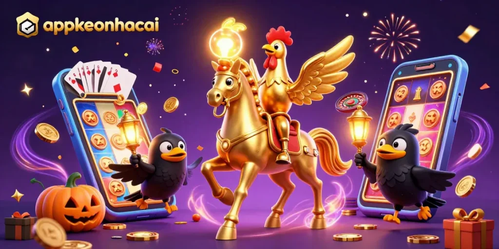 Engage in exciting gameplay with appkeonhacai featuring vibrant casino elements and dynamic characters.