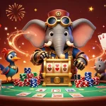 Experience exciting gameplay with tikus4d in this vibrant 3D casino scene featuring poker elements.